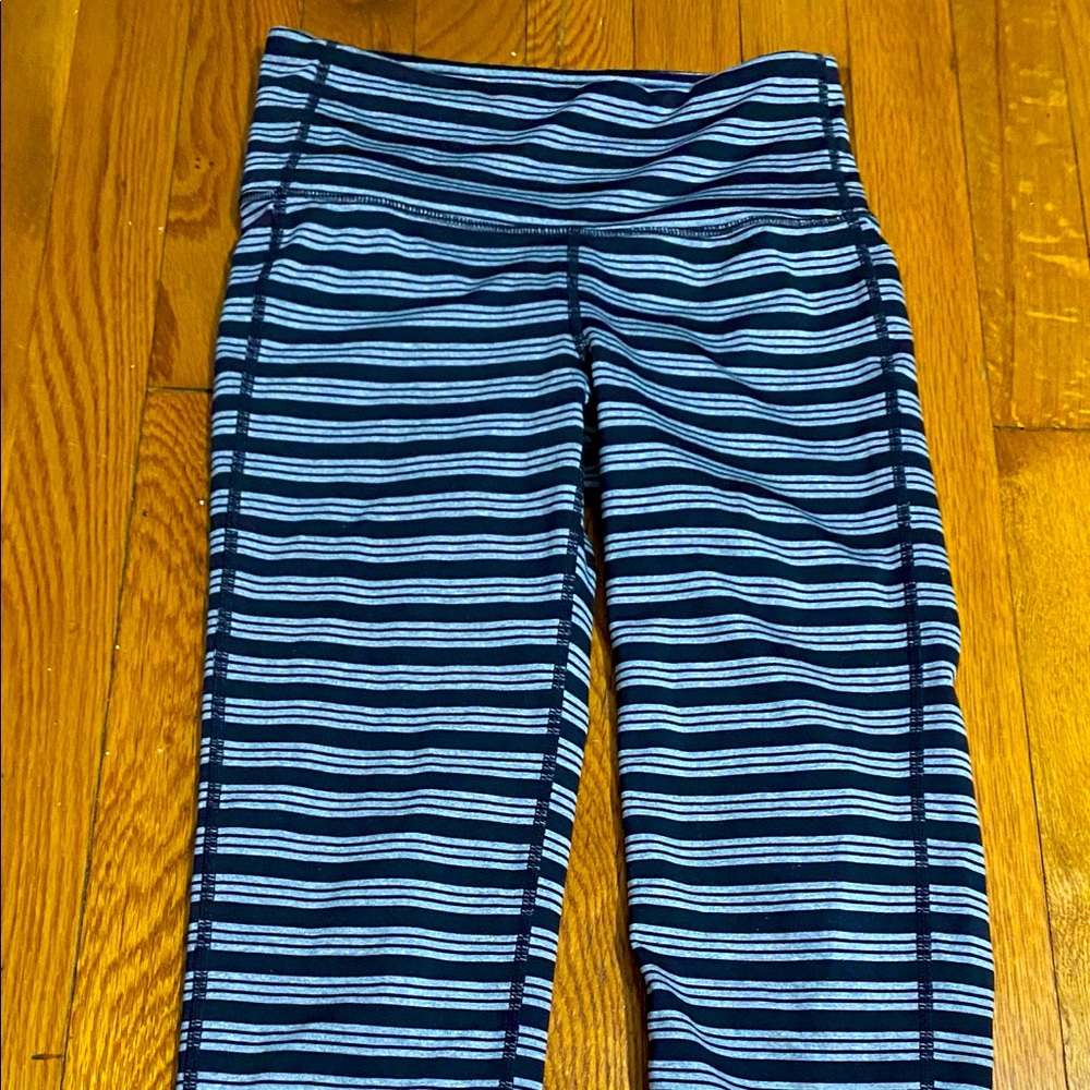 Striped Athleta leggings